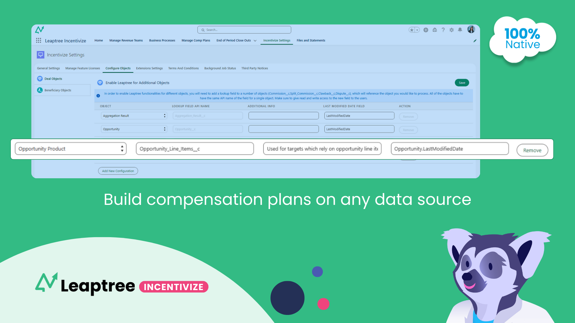 screenshot of Leaptree Incentivize